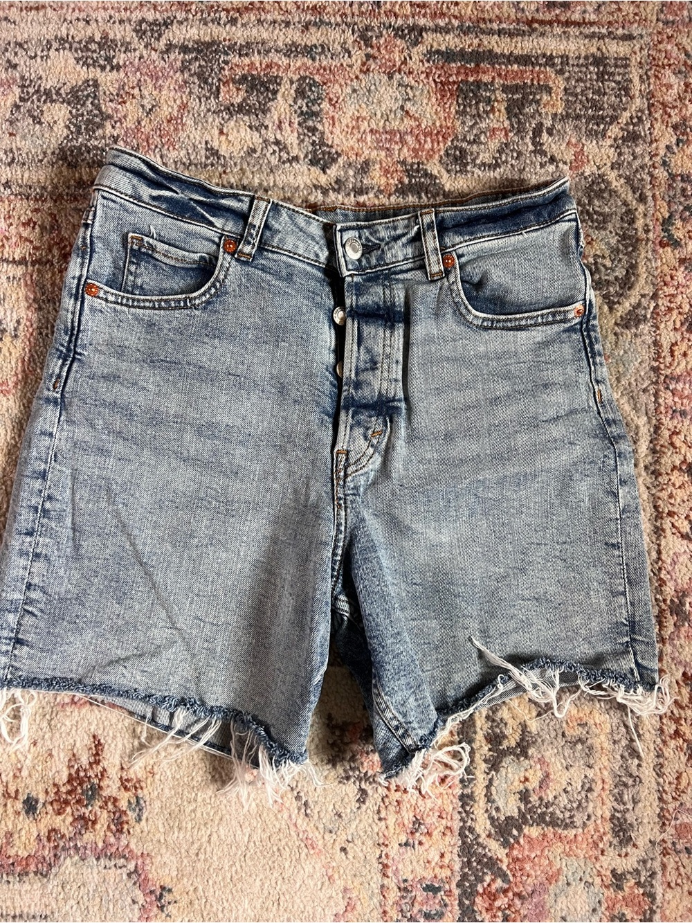 H&M Blue Denim Cutoff Shorts